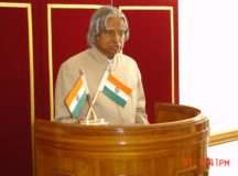 APJ kalam delivers lecture