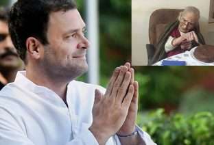 Rahul wishes 107 year old woman (2)