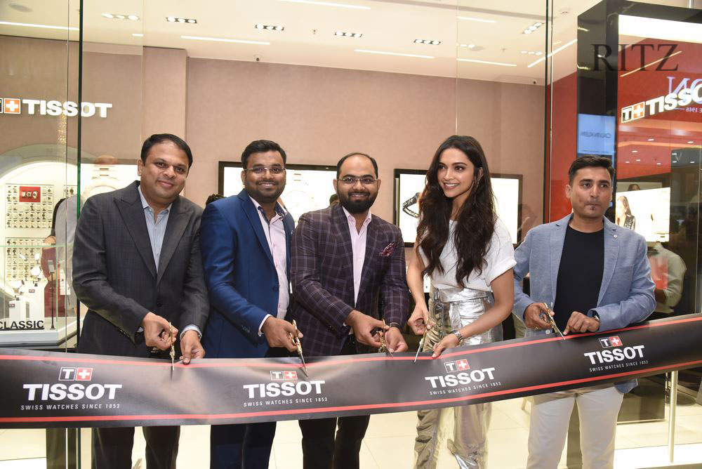 Tissot Brand Ambassador Deepika Padukone launched its new boutique