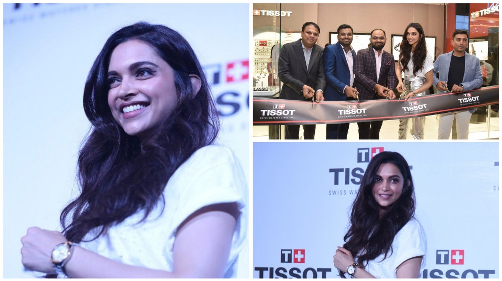 Tissot Brand Ambassador Deepika Padukone launched its new boutique