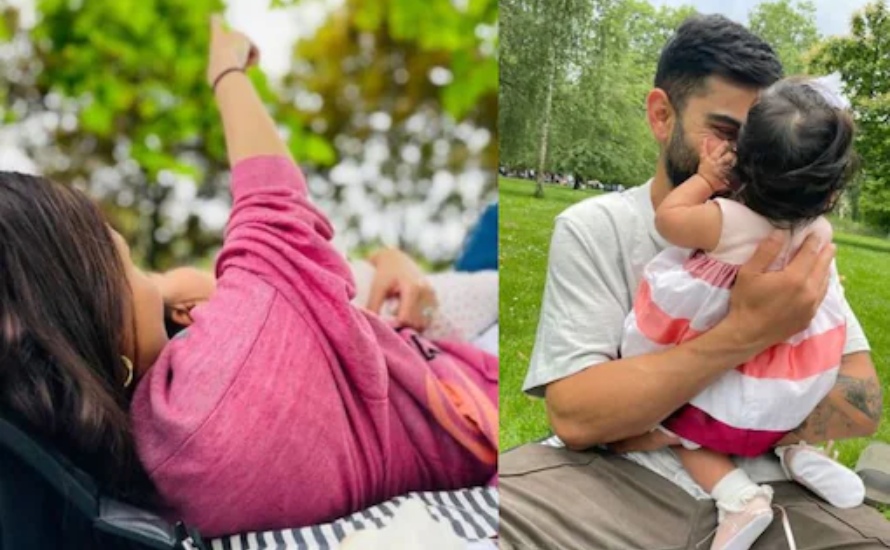 Anushka Sharma Shares Pictures With Virat Kohli And Daughter Vamika