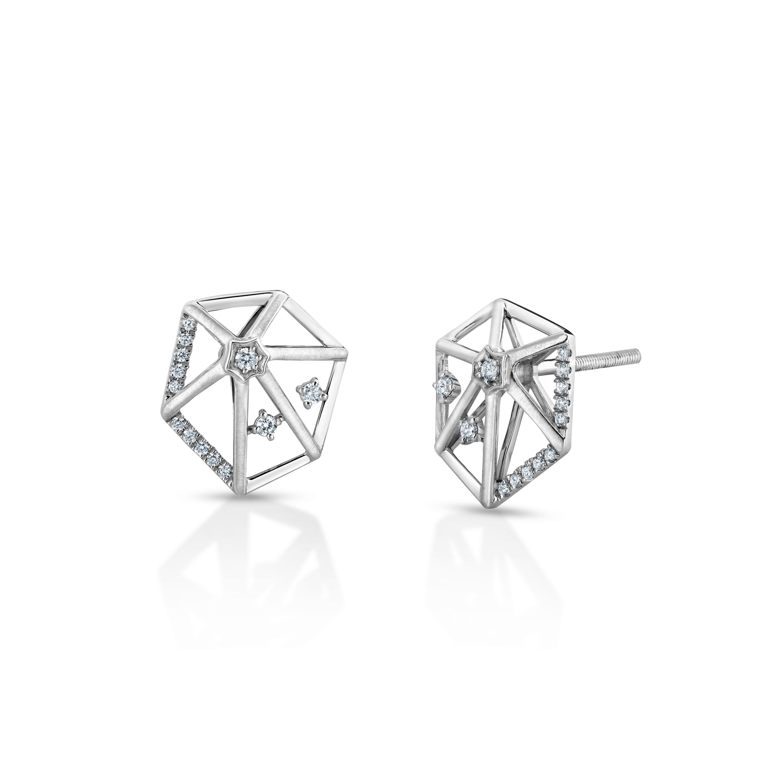 Evara platinum sale earrings