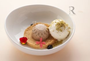 Jasmine Ice Cream and Sapodilla