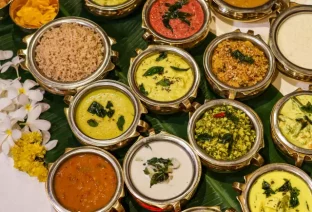 Traditional Onam Sadhya at Dakshin (10)